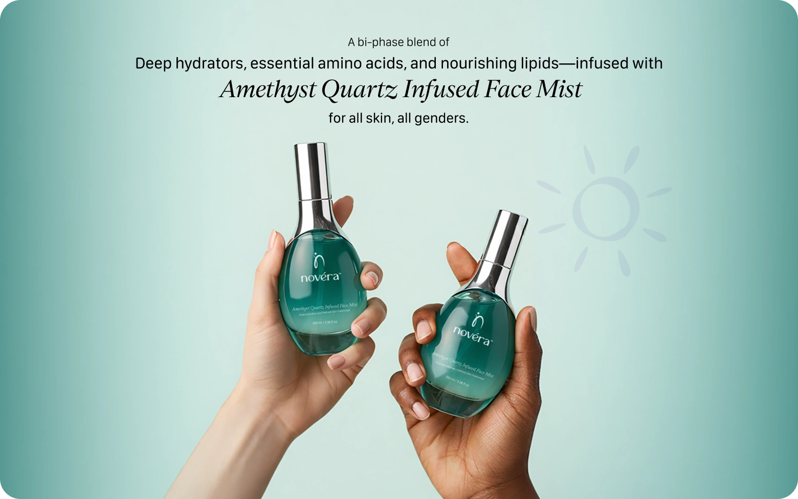 Amethyst Quartz Face Mist — Novéra